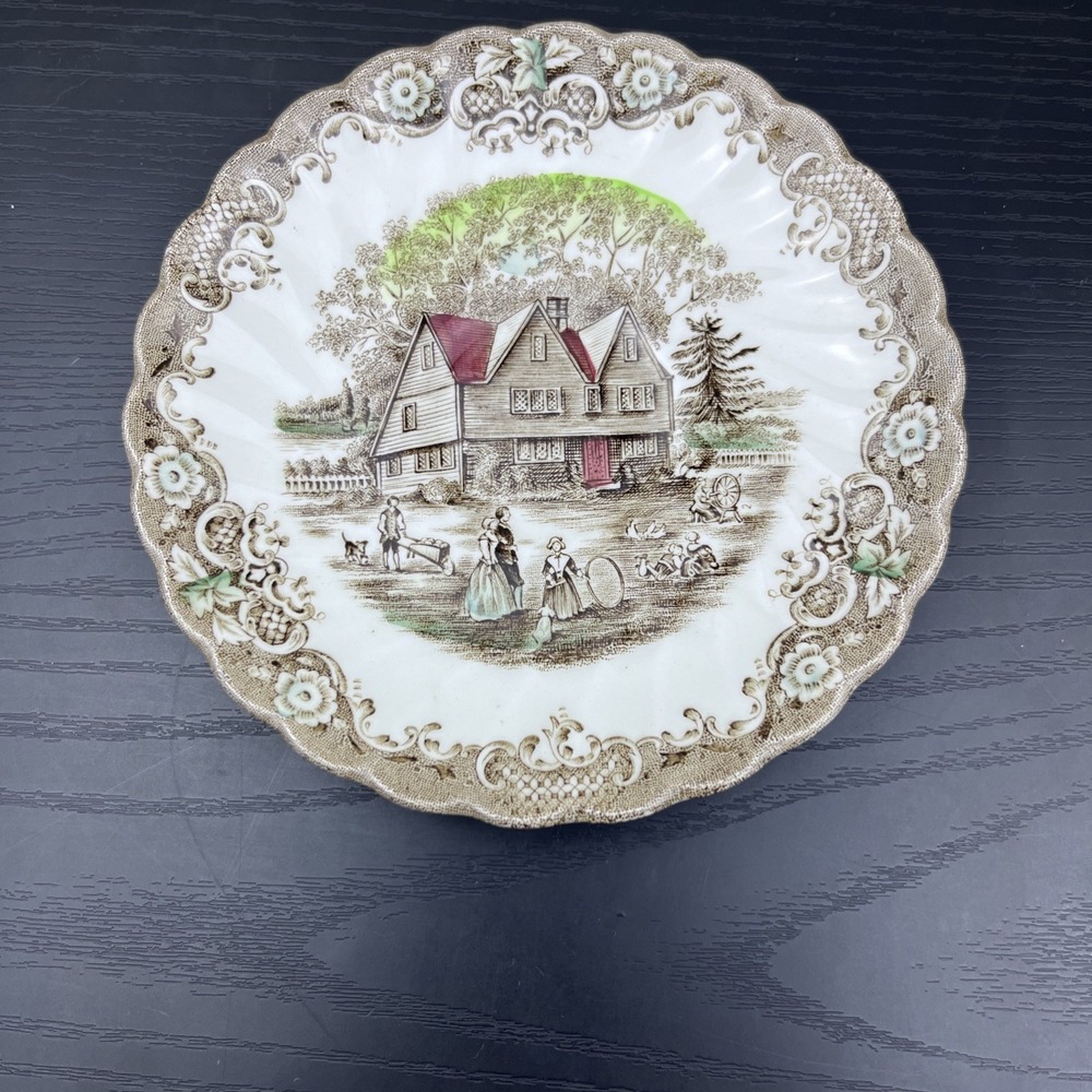 Johnson Brothers Heritage Hall Ironstone 4411 Saucer Plate 5.75"‎ 17th Century
